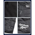 thumbnail image 4 of Chaqueta de invierno para hombre Reebok acolchada, aislante, con capucha, negra, talla L, 4 of 7