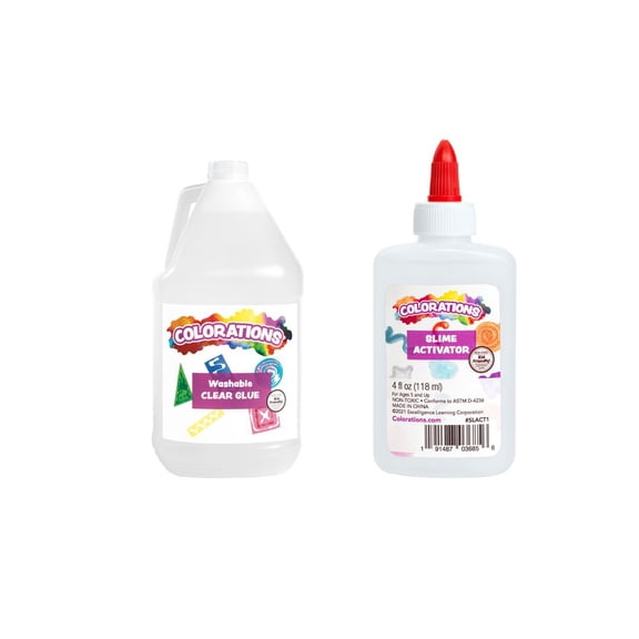 Colorations Classroom Slime Activator and Glue Kit - Walmart.com