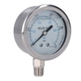 thumbnail image 3 of Manómetro de presión de vacío a prueba de golpes Radial de acero inoxidable para uso doméstico industrial 1/4 pulg. NPT 0~0,1 Mpa, 3 of 9