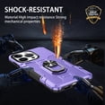 thumbnail image 6 of Allytechgroup for iPhone 16 Pro Case with Stand, [Built-in Kickstand] Support Magnetic Car Phone Mount Military Grade Drop Protection Rugged Heavy Duty Durable Cover Case for Women Men, Purple, 6 of 10