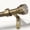 Antique Bronze, variant on Warm Gold Curtain Rods for Windows 66 to 120 Adjustable Length Heavy Duty 1" Diameter Brass Window Curtain Rod with Solid Metal Finials for Outdoor Farmhouse Bedroom Kitchen Living Room