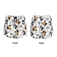 thumbnail image 5 of Lsque French Bulldog3 Printed Women's Running Shorts with Liner Pockets,Elastic Quick Dry Workout Athletic Gym Yoga Shorts,Womens High Waist Shorts-Large, 5 of 9