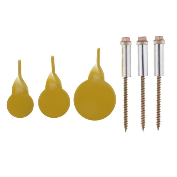 3pcs Metal Plinking Target Target Plate