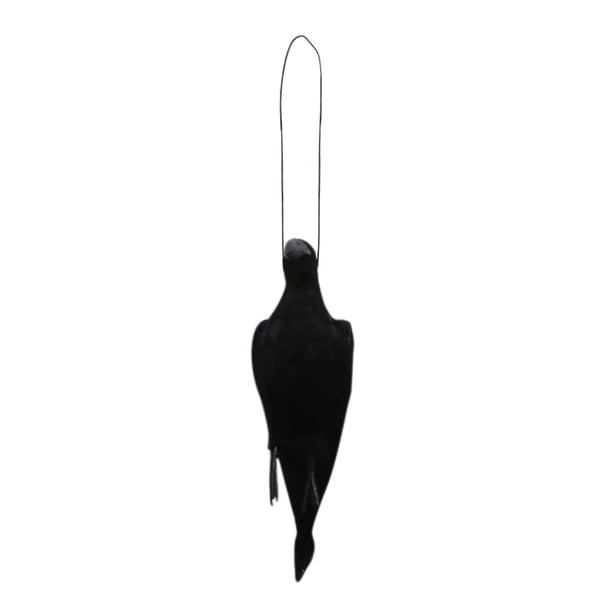 Cuervo realista hecho a mano Cuervo emplumado negro para decoraciones de Halloween Pájaros Wmkox8yii fhajkh2653