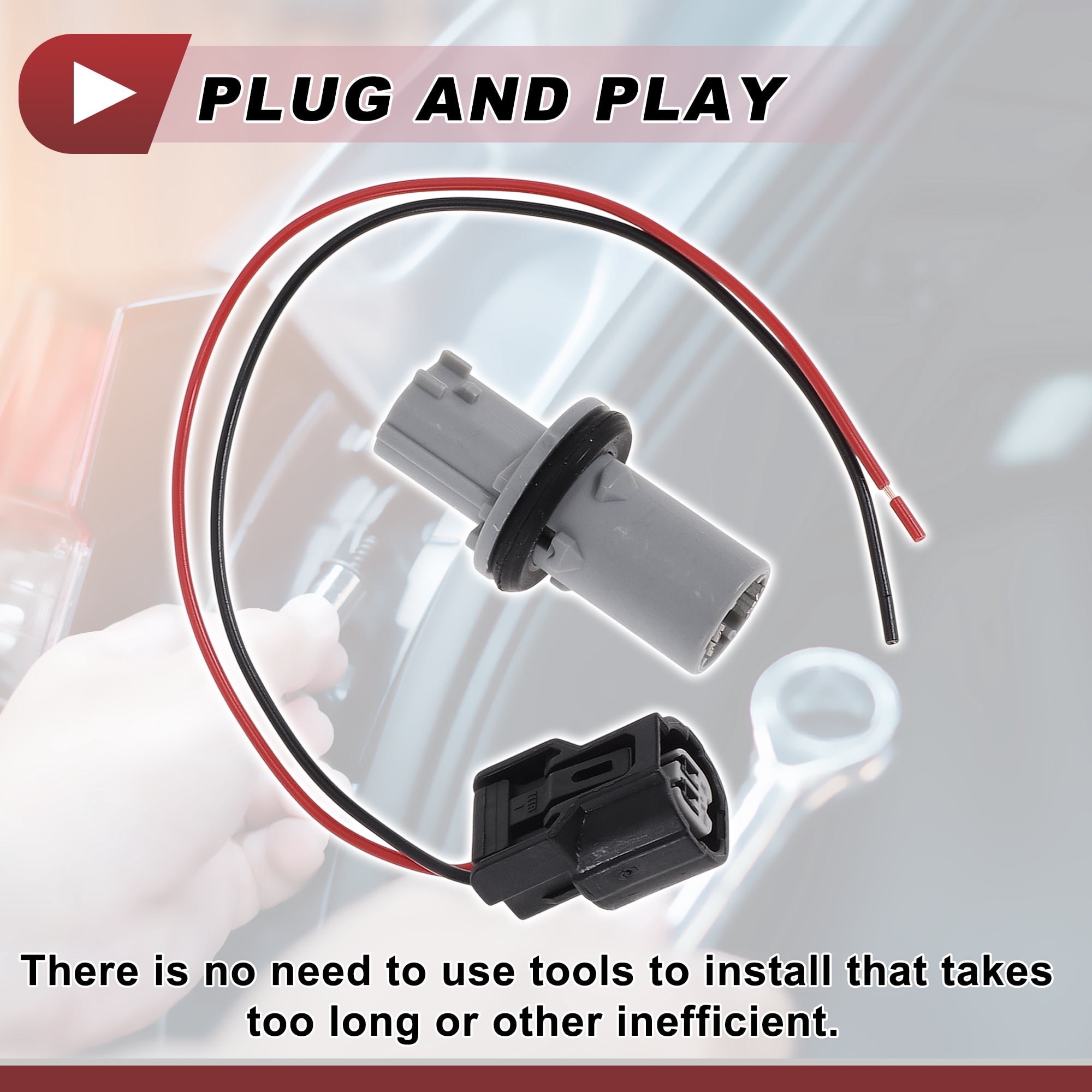 Unique Bargains Turn Signal Light Socket Wiring for Honda Accord 2008-2012