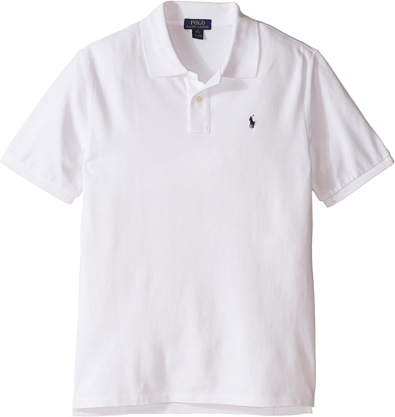 Polo Ralph Lauren Mens Custom Slim Fit Polo Shirt XXL, White 