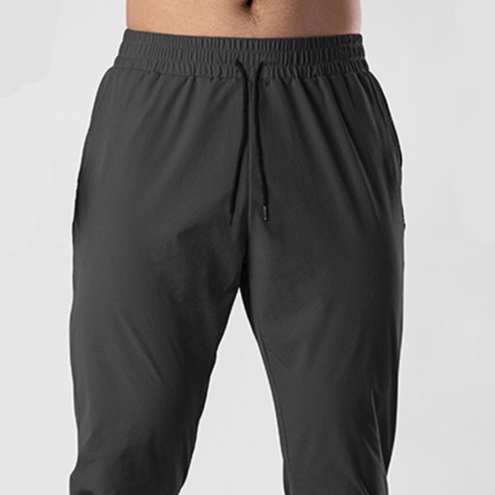 Men's Thin Loose Fit Beach Pants Cargo Pants Joggers Bottoms Elastic Waist Drawstring Quick-Dry Lightweight for Surfing Swimming Outdoor Casual Daily Wear Comfortable Fit