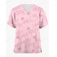 thumbnail image 1 of Tops con estampado de Hello Kitty Para Mujer, Para dentista uniforme de trabajo, enfermera, Uniformes médicos Para Mujer, ropa de trabajo Para Hospital, 2024, 1 of 6