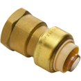 thumbnail image 1 of Adaptateur en Laiton 1/2 Pouces Push Fit x 1/2 Pouces FPT Push 'N' Connect, 1 of 2