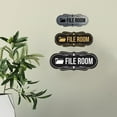 thumbnail image 3 of Signs ByLITA Designer File Room Sign (Blue) - Large, 3 of 5
