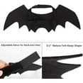 thumbnail image 5 of Pet Costumes Bat Wings for Puppy and Cat Halloween Dog Costumes Party Cosplay Decoration Black Apparel for Cat Small Dogs, 5 of 5