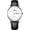 Black, White/Black Strap, variant on Easy Reader Men's Quartz Watch 40mm Minimalist Analog Watches with Luminous Hands & Markers Day-Date Display Waterproof Wrist Watch for Men, Silver/Black/Rose Gold Case, Black/White Dial