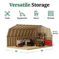 thumbnail image 5 of Little Cottage Co. 12x16 Classic Gambrel Barn with 4 ft. Sidewalls, Outdoor Wood Storage Shed Do-It-Yourself Precut Kit, 5 of 13