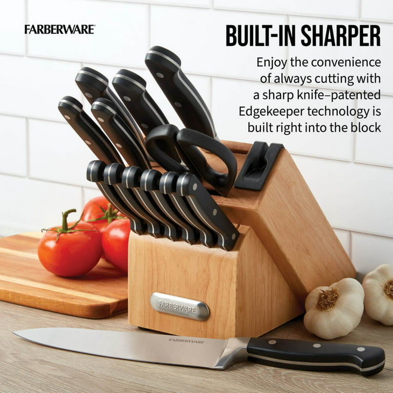 Farberware 14-Piece Cutlery Set, Black