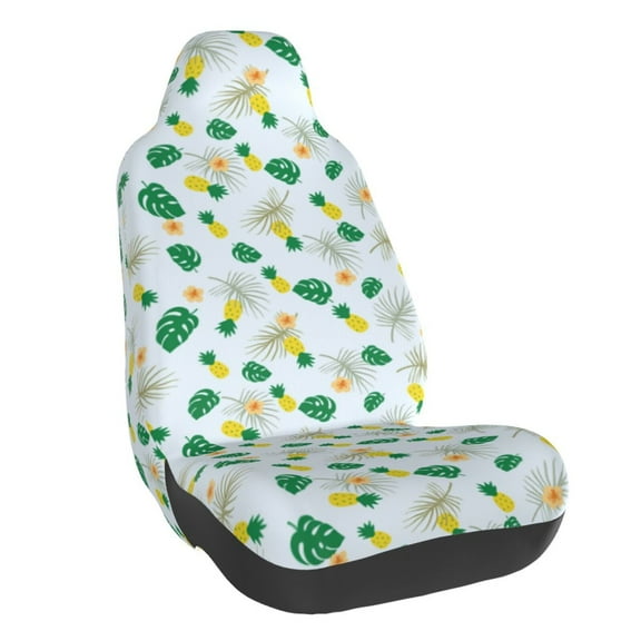 Naloa Pineapple Car Seat Covers Universal Front Seat Coves for Car Accessories ,Padded Car Covers for Automotive, SUV, Truck, and Van
