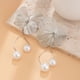 thumbnail image 4 of Pendientes de borlas con hojas de ginkgo para mujer, aretes únicos, aretes festivos, joyas decorativas, aretes de metal., 4 of 5