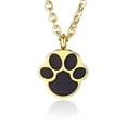 thumbnail image 3 of Joyas conmemorativas de ataúd cinerario Collar de acero inoxidable de titanio europeo y americano Colgante de garra de gato, 3 of 5