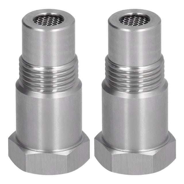 2 piezas Adaptador de sensor de oxígeno Nikou M18x1.5 acero inoxidable