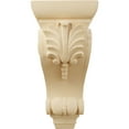 thumbnail image 2 of Ekena Millwork 3 3/4"W x 4 3/8"D x 8 1/2"H Medium Fig Leaf Corbel, Maple, 2 of 4