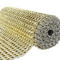 thumbnail image 2 of Ludlz Crystal Rhinestone Ribbon 1 Yards Diamond Sparkling Bling Ribbons Roll Banding Belt Wrap for Wedding Cakes Birthday Crafts Decorations Mesh Wrap Wedding Decoration, 2 of 7