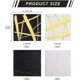 thumbnail image 1 of FFY Pack of 120 Gold Stripes Napkins Lunch Gold Foil Cocktail Paper Disposable Paper Napkin 26-27s, 1 of 4