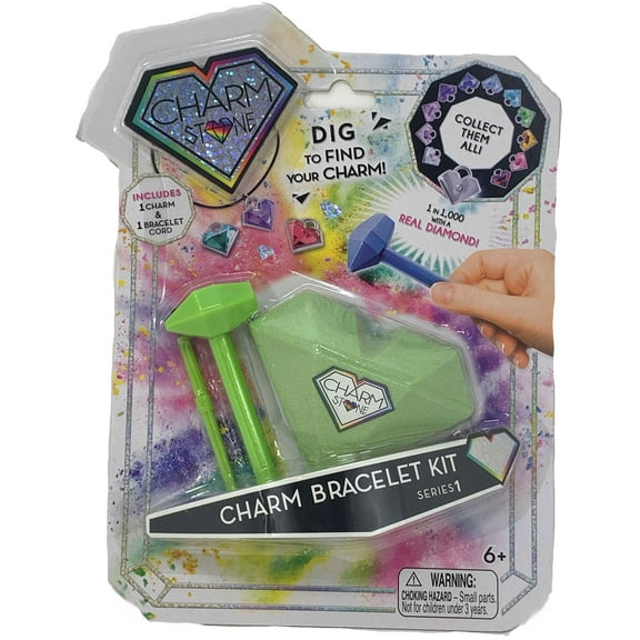 Charm Stone Bracelet Digging Kit - Green (Series 1)