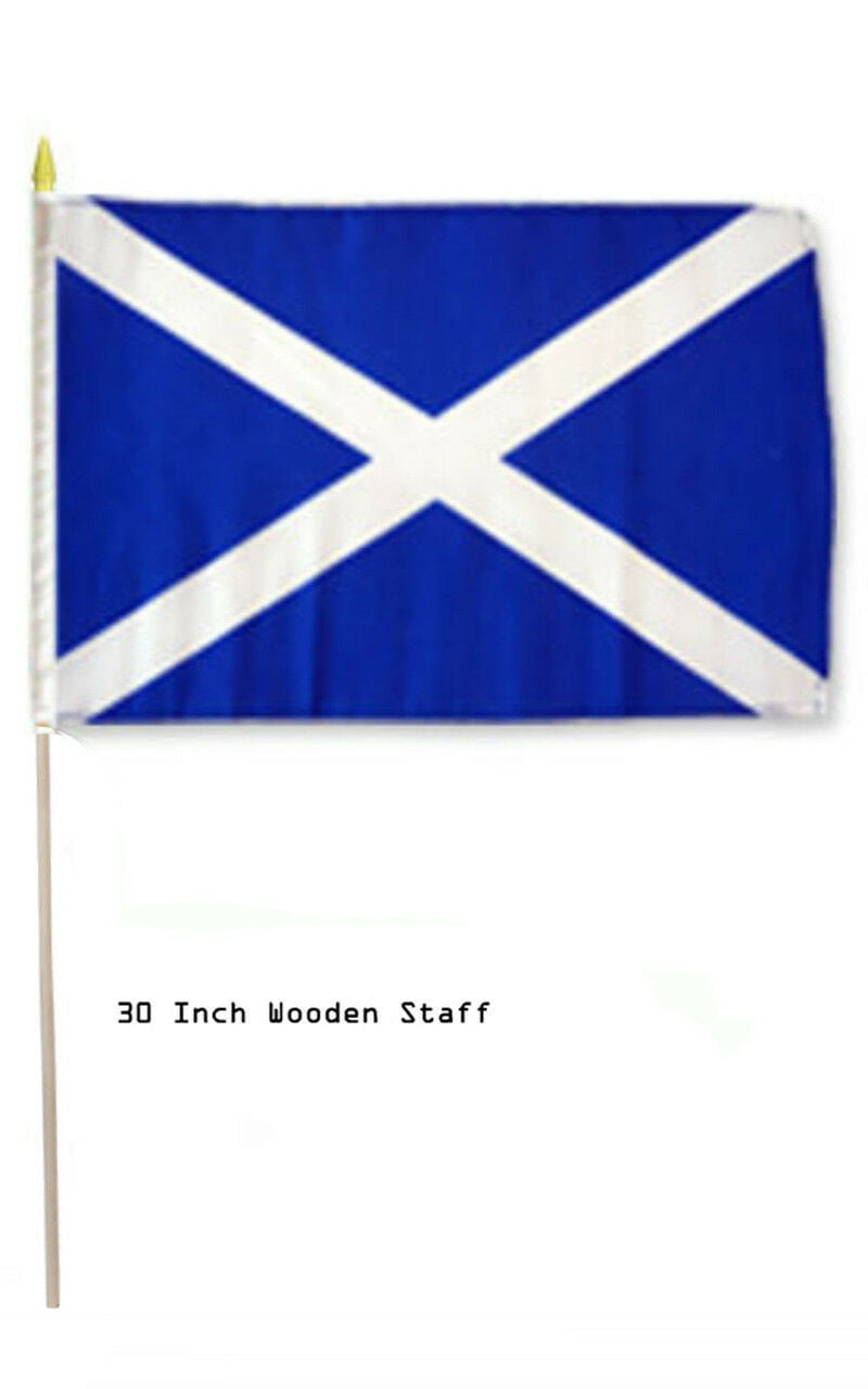 SCOTLAND FLAG 12X18 12" X 18" ST ANDREWS CROSS ST W11 