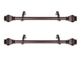 thumbnail image 2 of Archie Curtain Rod 1.5 inch OD, 66" - 115" long - Black, 2 of 2