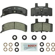 Bosch BC369 QuietCast Premium Ceramic Disc Brake Pad Set For Select Cadillac; Chevrolet Astro, Blazer, Express, C1500/2500 Pickup, Suburban, Tahoe; GMC Safari, Savana, Suburban, Yukon + More; Front