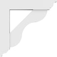 thumbnail image 3 of 3"W x 18"D x 18"H Standard Carmel Architectural Grade PVC Bracket With Traditional Ends, 3 of 8