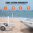 thumbnail image 4 of Boat Trailer Guide, 60” Adjustable Design Trailer Guide Poles, 2PCS Rustproof Galvanized Steel Trailer Guide ons, Trailer Guides with PVC Pipes, for Ski Boat, Fishing Boat or Sailboat Trailer, 4 of 6