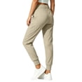 thumbnail image 5 of Stamzod Womens Joggers with Pockets Elastic Waist Athletic Sweatpants Casual Jogging Workout Yoga Pants Beige D M, 5 of 9