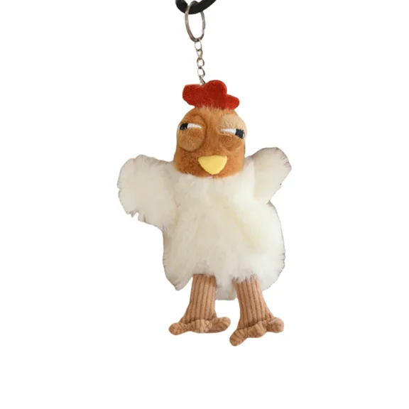 Soft Chicken Plush Toy -5'' Funny Chicken Stuffed Animal Toy/Christmas Easter Basket Gift Kid's Toy