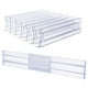 thumbnail image 1 of ckepdyeh - Organizador de 8 separadores de cajones ajustable para armarios, organizador de ropa, cajones, organizador de cajones de cocina, 1 of 7