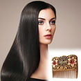 thumbnail image 3 of Hand Carved Wooden Hair Brush Detangling Comb for Smooth Shiny Hair Styling Tool for Her Him, 3 of 4