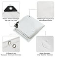 thumbnail image 4 of Lovote Heavy Duty 20 Mil Tarpaulin Cover White Poly Tarpaulin with Grommets and Reinforced Edges Waterproof, UV Resistant, Rip and Tear Proof Tarp Cover (20*20ft), 4 of 6