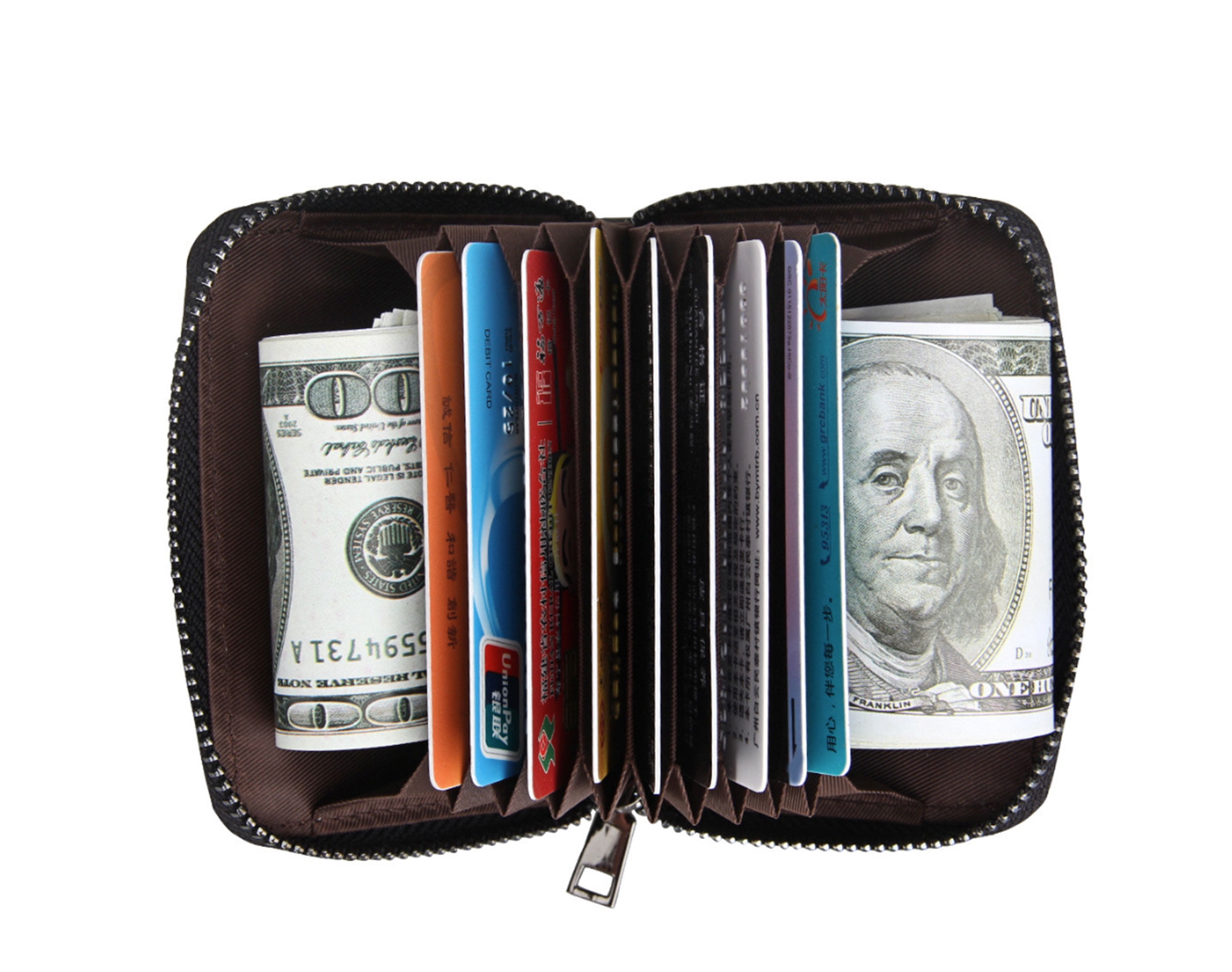 Creative Motion 12827 Compact Credit Cards, Cash Palm Wallet, Portable, Small, Pack A Lot