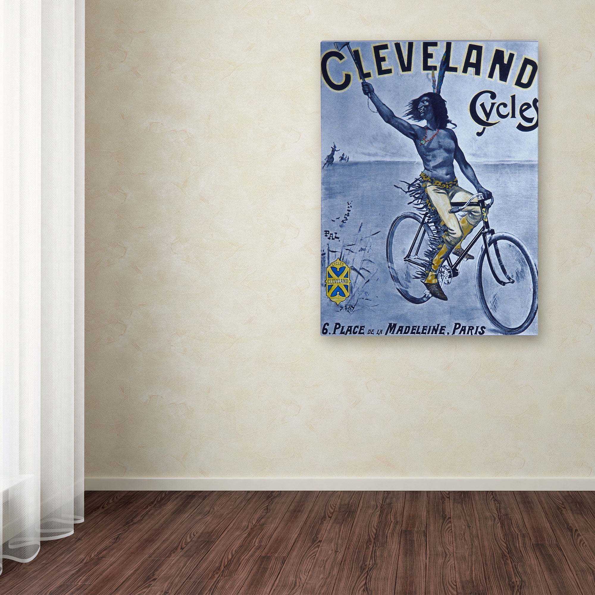 Trademark Fine Art "Bike 55" Canvas Art by Vintage Apple Collection