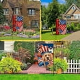 thumbnail image 5 of Patriotic Stars and Stripes Garden Flag, 4th of July Independence Memorial Day Yard Outdoor Decoration 12 x 18 Inch - style:style2;, 5 of 5