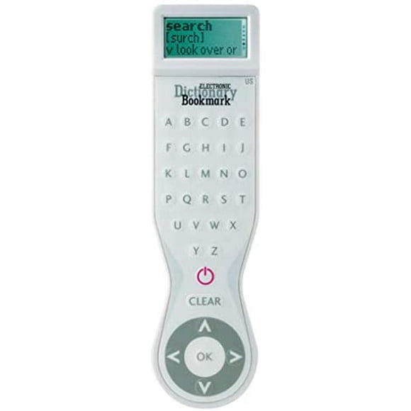 Electronic Dictionary Bookmark - (USA) White