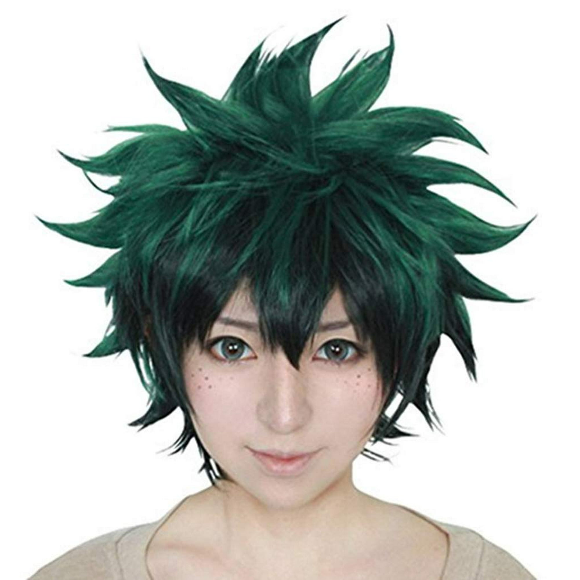 Blue green cosplay wig online