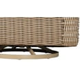 thumbnail image 4 of Better Homes & Gardens Bellamy Outdoor 1pk Swivel Glider Chair, Tan Wicker/Cream Cushion, 4 of 10
