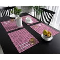 thumbnail image 3 of Valentine''s Day Placemats Set of 4, I Love You More Placemat for Dining Table Decorations, Cotton Linen Simple Words Pink Place Mats, Valentines Table Mats for Kitchen Dinner Holiday Party Decor, 3 of 6