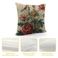thumbnail image 4 of Fenyluxe Vintage Farmhouse Decorative Throw Pillow Covers Leaf Floral Tulip/Daffodil/Irises Couch Throw Pillowcase Cushion Cover for Garden Home, 4 of 5