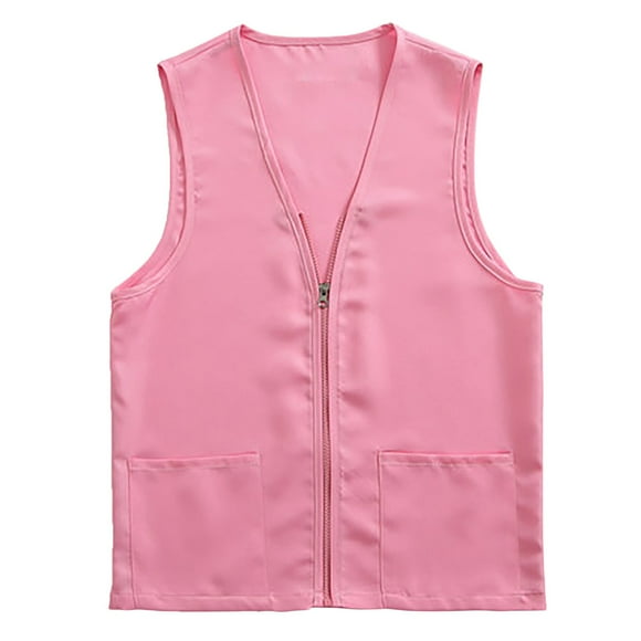 MSJUHEG Tank Tops For Women 2023 Puffer Vest Women Adult Postulant Activity Vest Supermarket Vests Clerk Workwear Sweater Vest Women Red 2 L