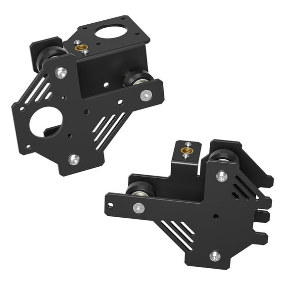 3D Printer Parts X Axis Motor Mount Bracket T8 Lead Srew Pitch 2mm Right/Left X/Z-Axis Front/Back Motor Mount Plate with Wheels for CR-10 Ender-3 S4 S5