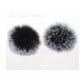 thumbnail image 1 of 2 protectores de viento peludos para micrófonos: protector de viento para micrófono de solapa de solapa, protector de viento Dead Cat para mini micrófono de solapa con clip., 1 of 7