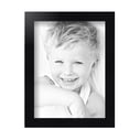 thumbnail image 2 of ArtToFrames 6" x 8" Satin Black Short Picture Frame, 6x8 inch Black Wood Poster Frame (WOM-1416), 2 Pack, 2 of 7