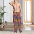 thumbnail image 6 of Lsque Lavender Flowers Print Men's Pajama Pants, Lounge Pant - Comfortable Home Wear,Elastic Waistband, Stylish Design-X-Large, 6 of 9