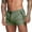 Green, variant on zeranth Men Summer Sports Shorts with Zipper Pocket Elastic Waist Drawstring Quick-Dry Shorts Solid Color Outdoor Workout Running Shorts